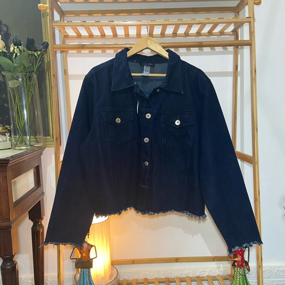 ⚫️Eighty Eight Denim Jacket. Size- 2X - Picture 3 of 11